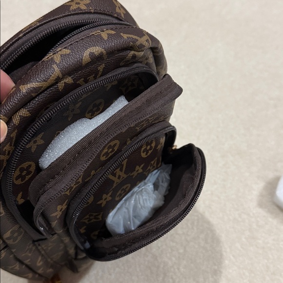 Brown Monogram Women's Backpack - Picture 6 of 8